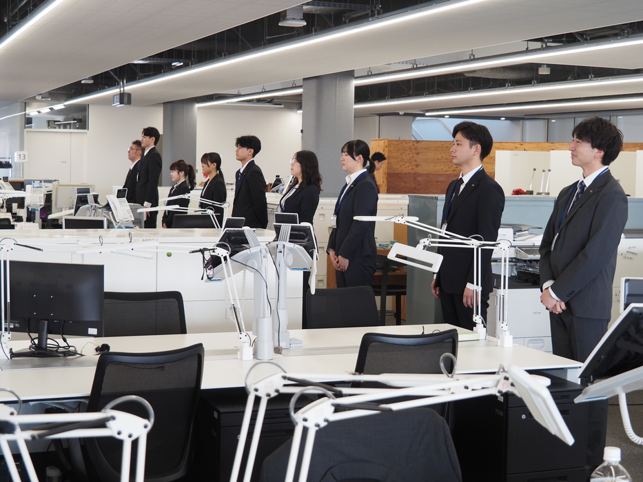 新規採用職員挨拶