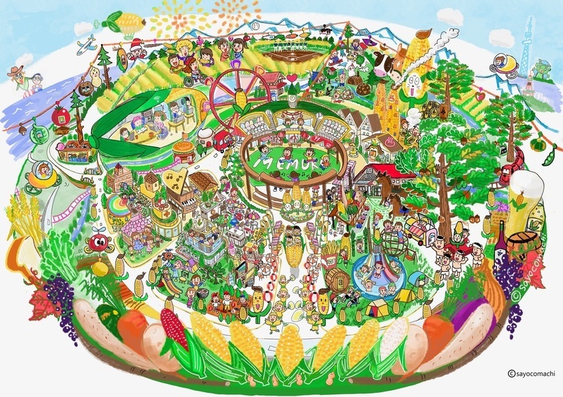 芽室町まちなか再生ビジョンマップ