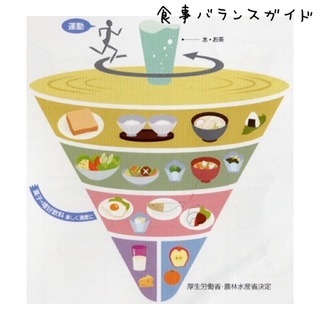 食事バランスのイメージイラスト
